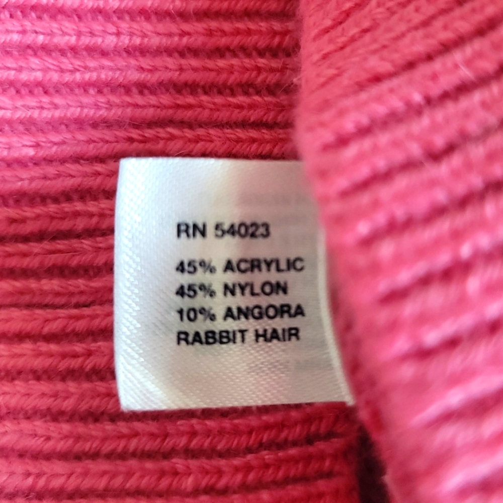 GAP Pink Cable Knit Sweater, Size S - Picture 7 of 9